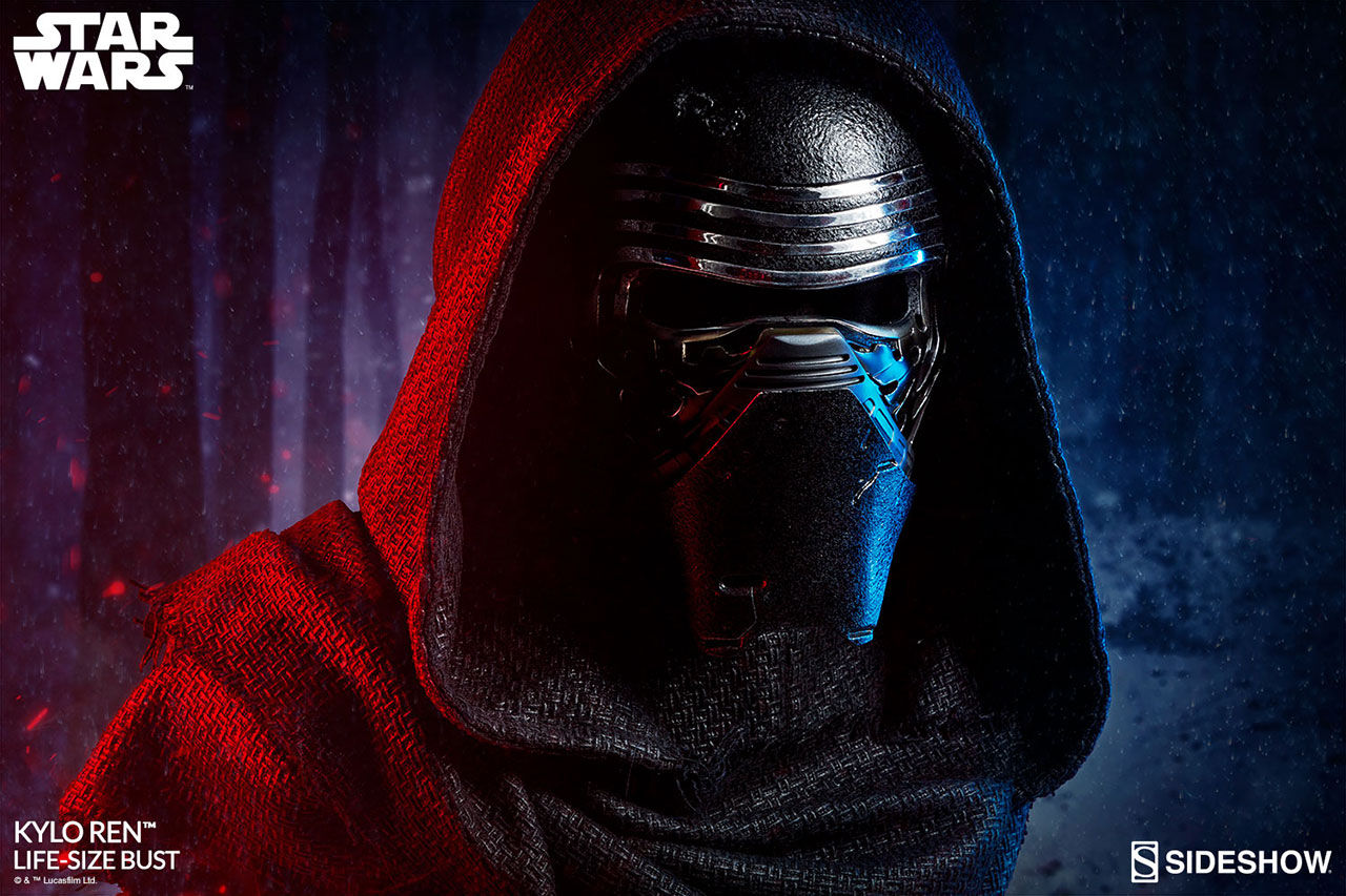 Kylo Ren-byst i naturlig storlek