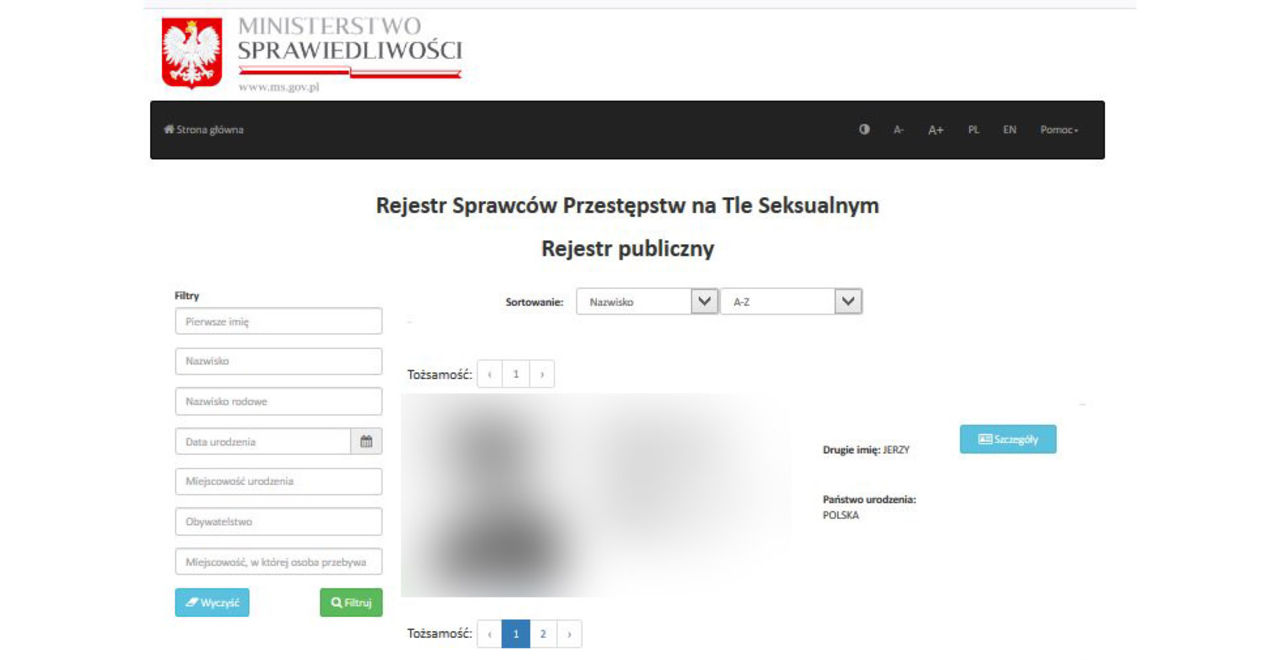 Polen börjar hänga ut dömda sexförbrytare