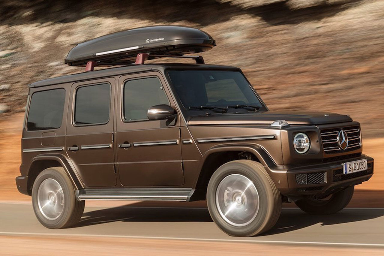 Och där läckte nya Mercedes G-Klass ut