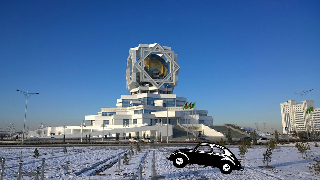 Presidenten i Turkmenistan förbjuder svarta bilar