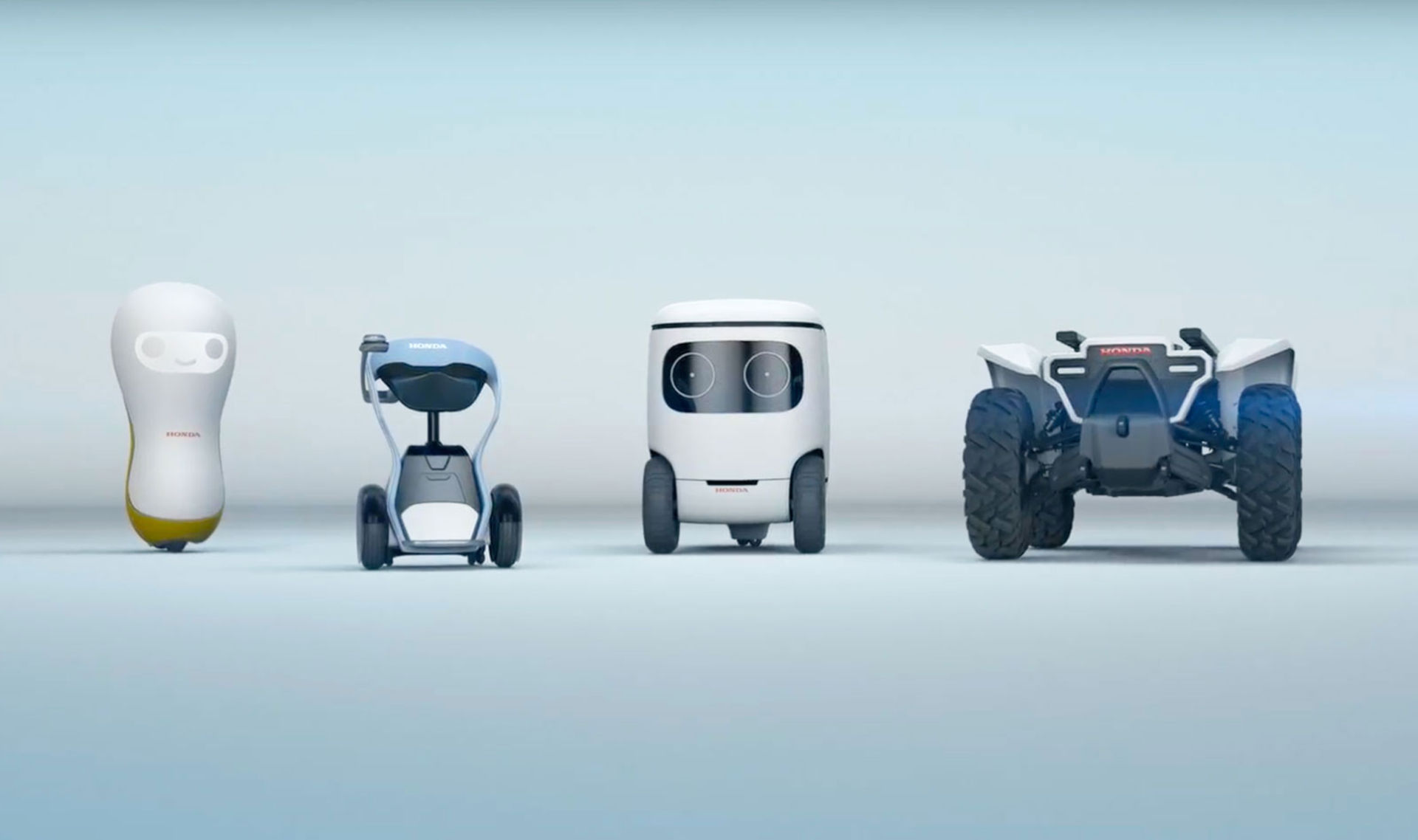 Honda berättar mer om sina fyra robotar