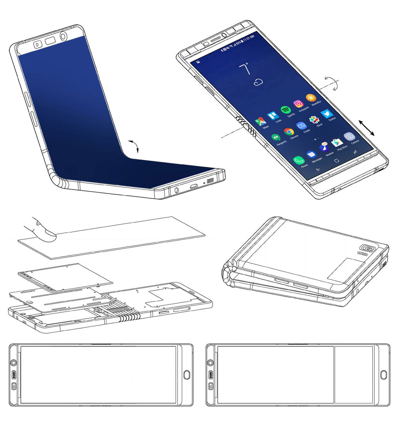 Är det här Samsungs vikbara telefon?