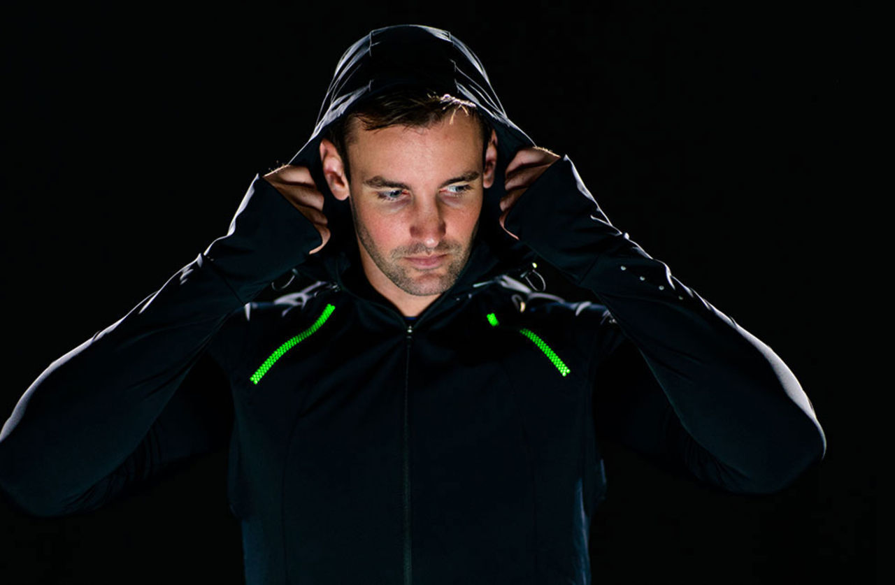 Träningskläder med inbyggda lampor