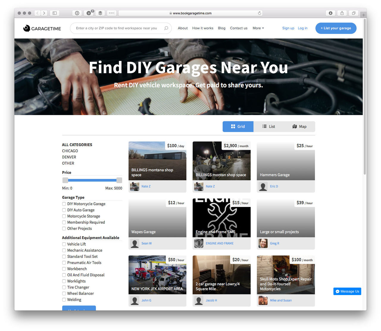 Boka garagetid som Airbnb-boende