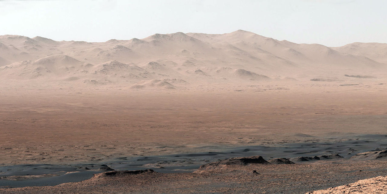 Curiosity har tagit fantastiska panoraman på Mars