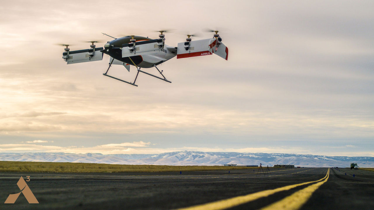 Airbus drönartaxi har lyft!