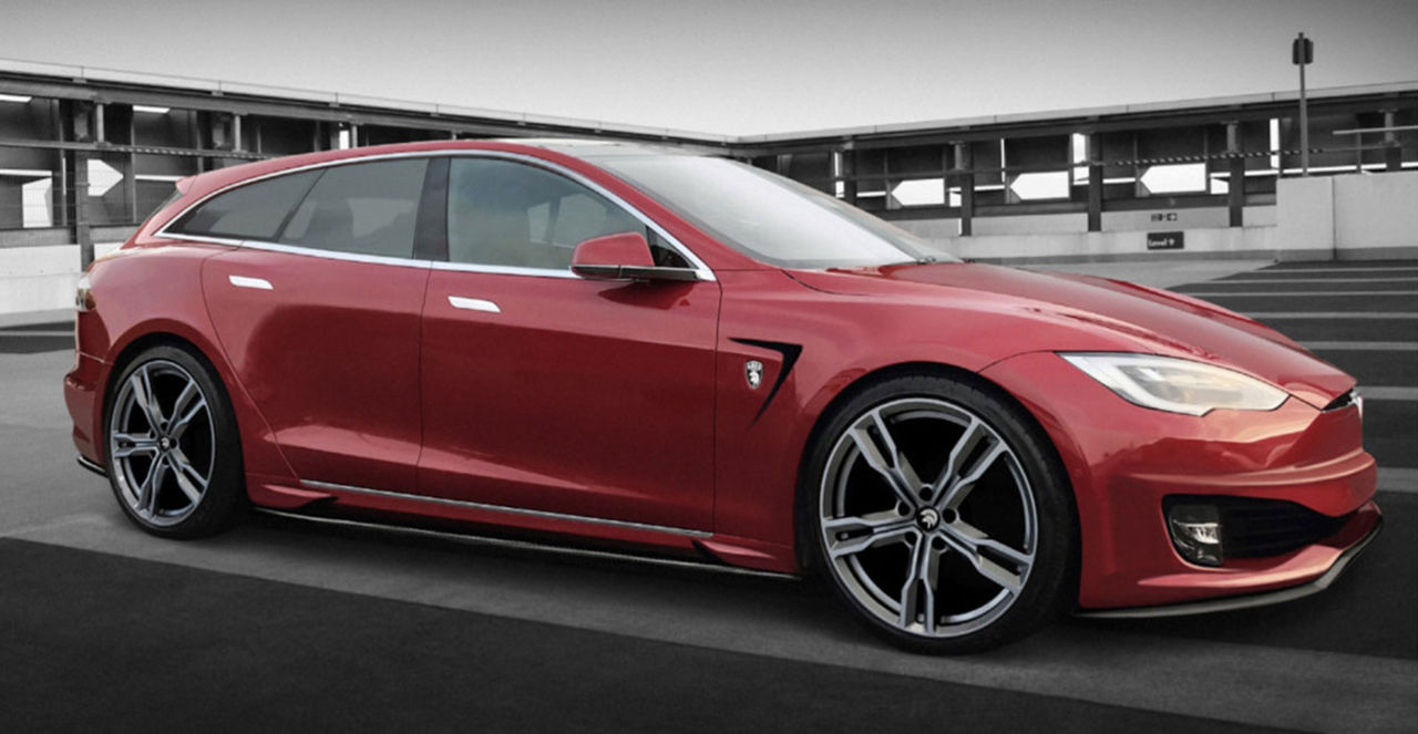 Ares bygger också en kombi av Tesla Model S