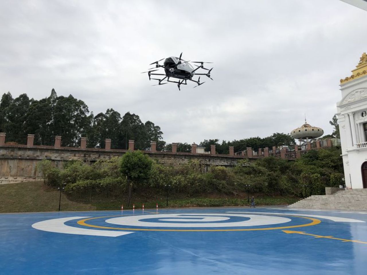 Ehang har testflugit sin självflygande taxi