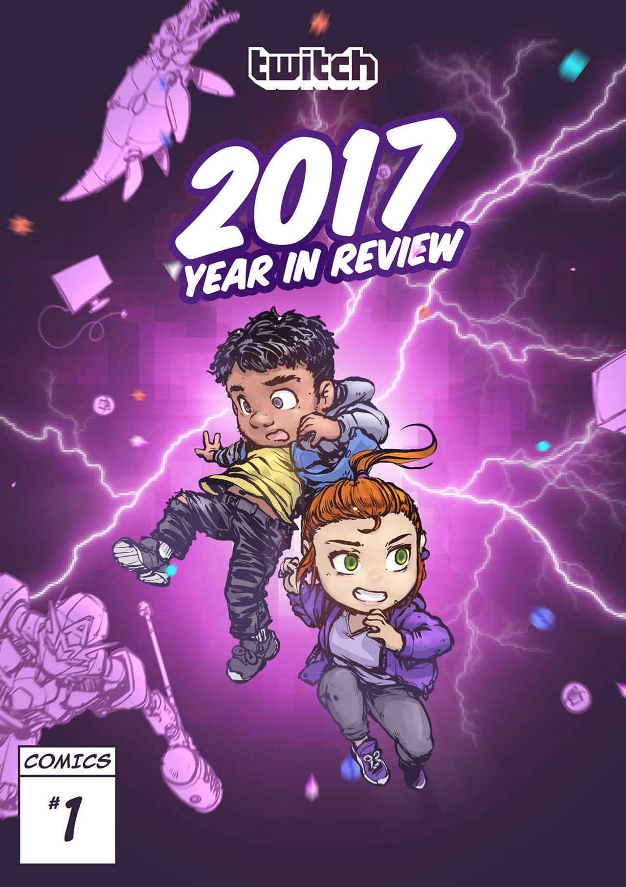 Twitch minns 2017 med serietidning