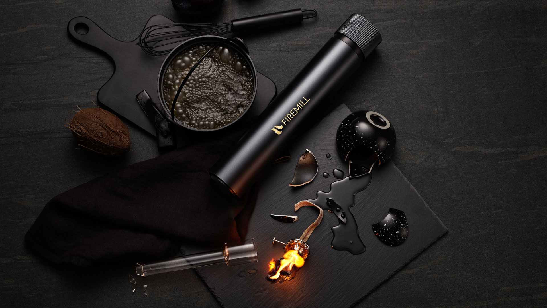 Brandsläckaren som använder vanliga kolsyrepatroner