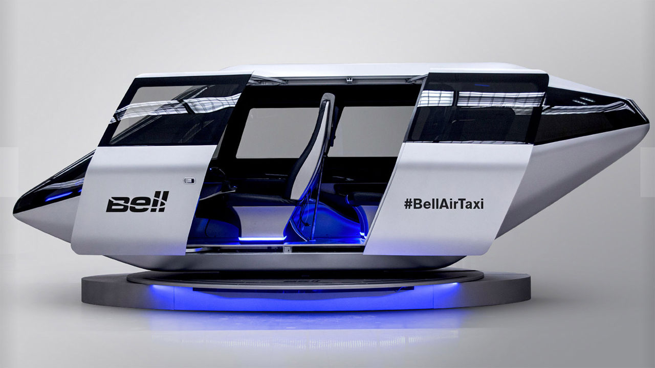 Uber och Bell siktar på flygande taxis