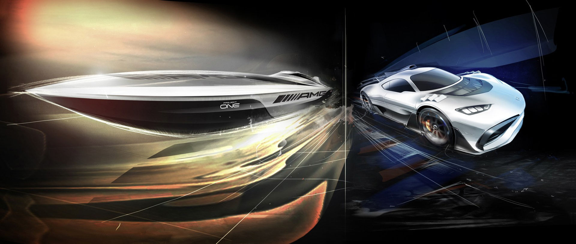 Båt med inspiration från Mercedes superbil