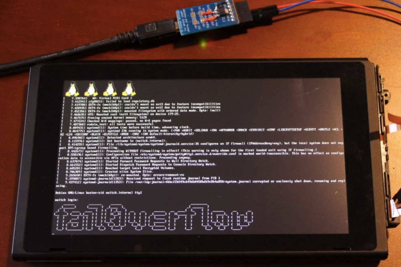 Hackergrupp fixar in Linux på Nintendo Switch