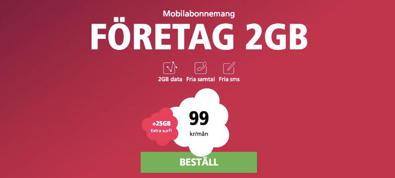 Hallon satsar på billiga företagsabonnemang