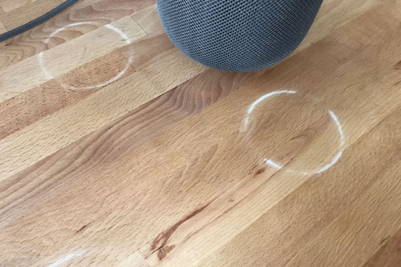 HomePod kan göra fula avtryck på bord