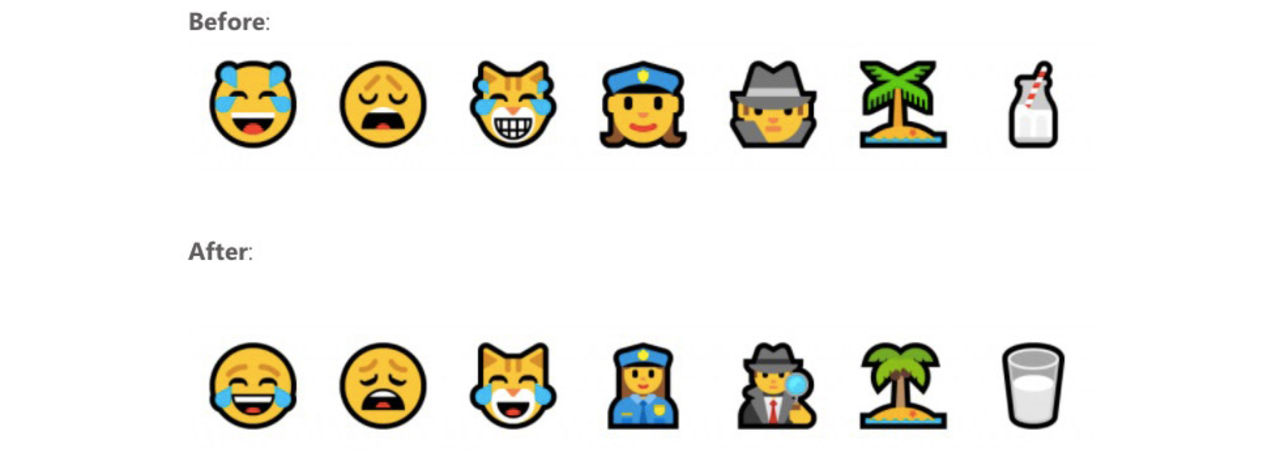 Microsoft fixar till emojisar i Windows 10