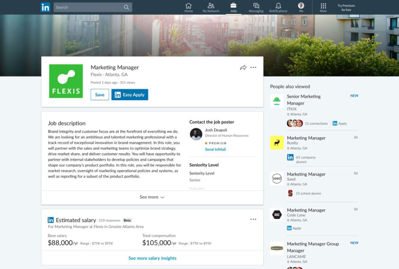 LinkedIn börjar visa löner på jobb man söker