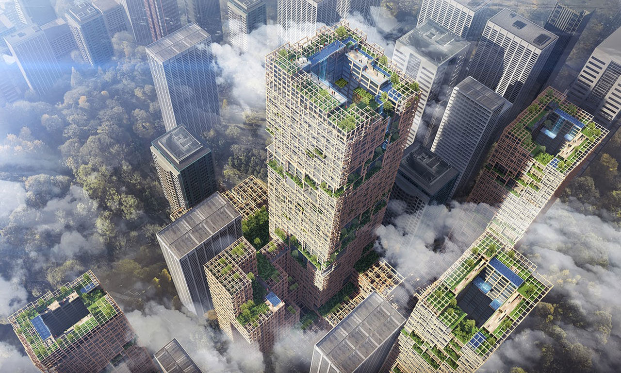 Tokyo har planer på ett 350 meter högt trähus