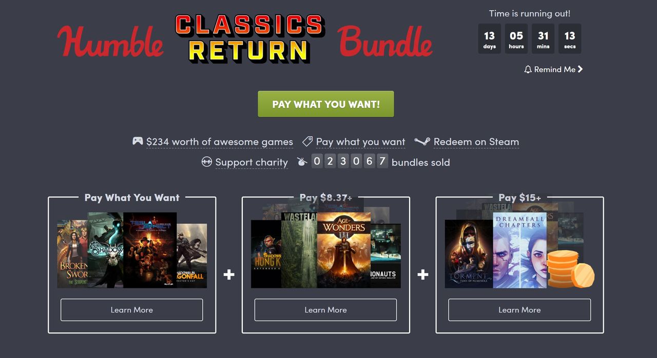 Fynda remakes i ny Humble Bundle
