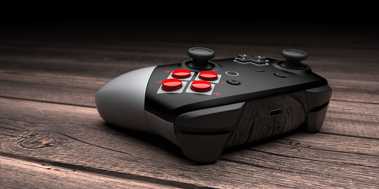 Retro-kontroller till Nintendo Switch