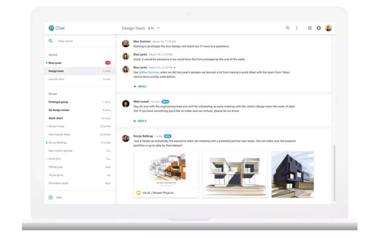 Nu släpper Google Hangouts Chat till alla företag