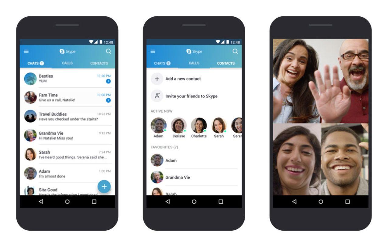 Microsoft optimerar Skype för Android 4 och 5