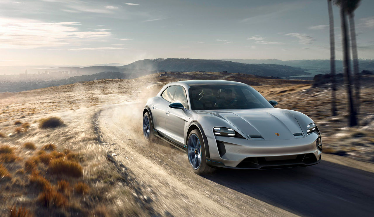 Porsche visar ruggad version av Mission E