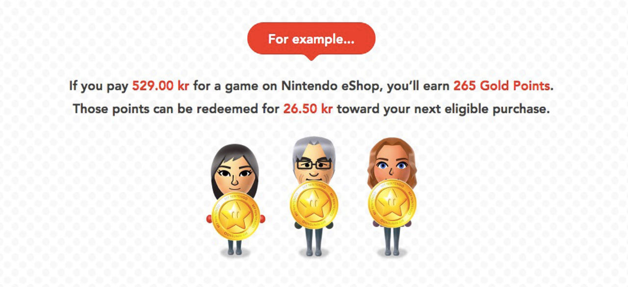 Nu kan du handla för Gold Points i Nintendo eShop