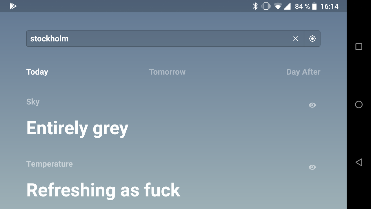 The F*cking Weather talar klarspråk om vädret