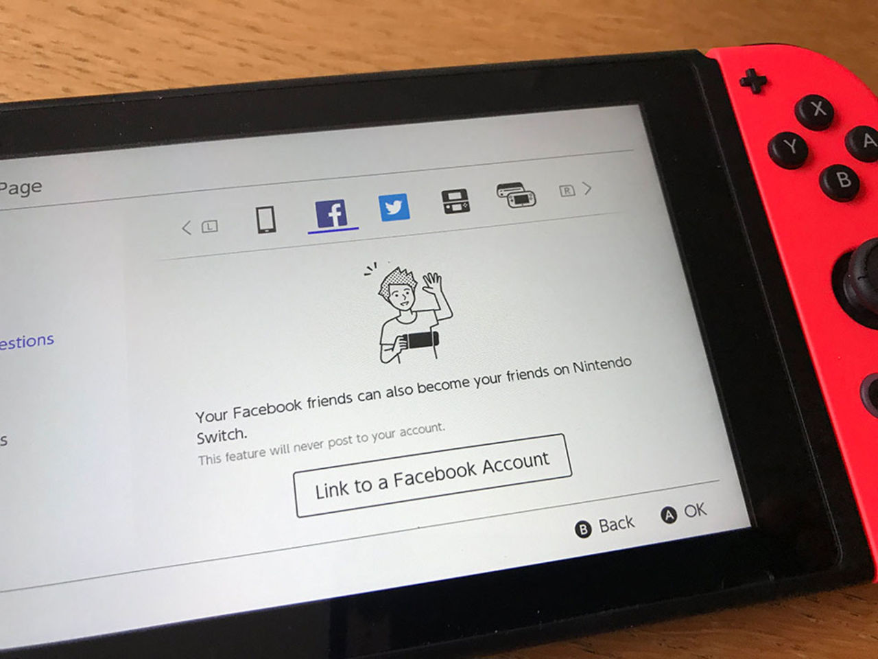Enklare att hitta sociala medie-kontakter på Nintendo Switch