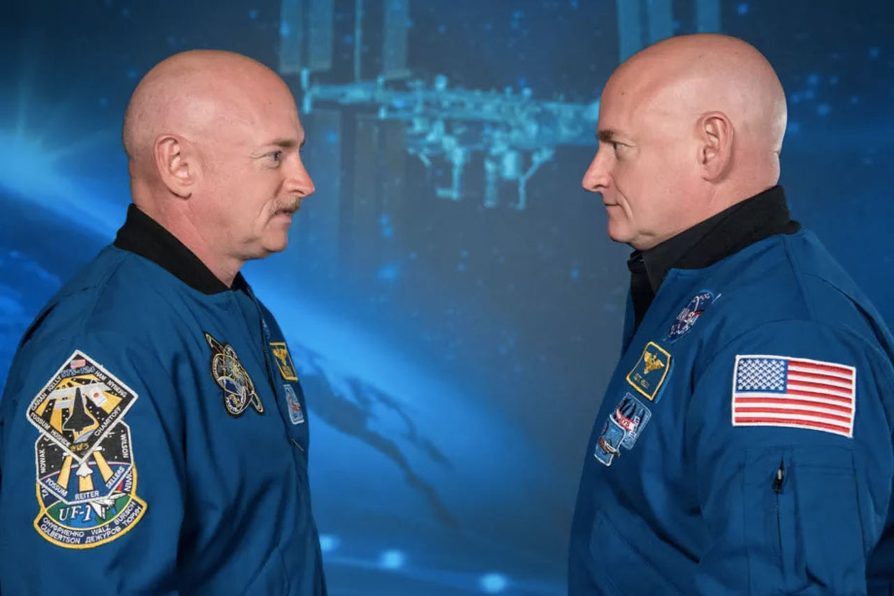 Astronaut-tvillingar har olika genuttryck