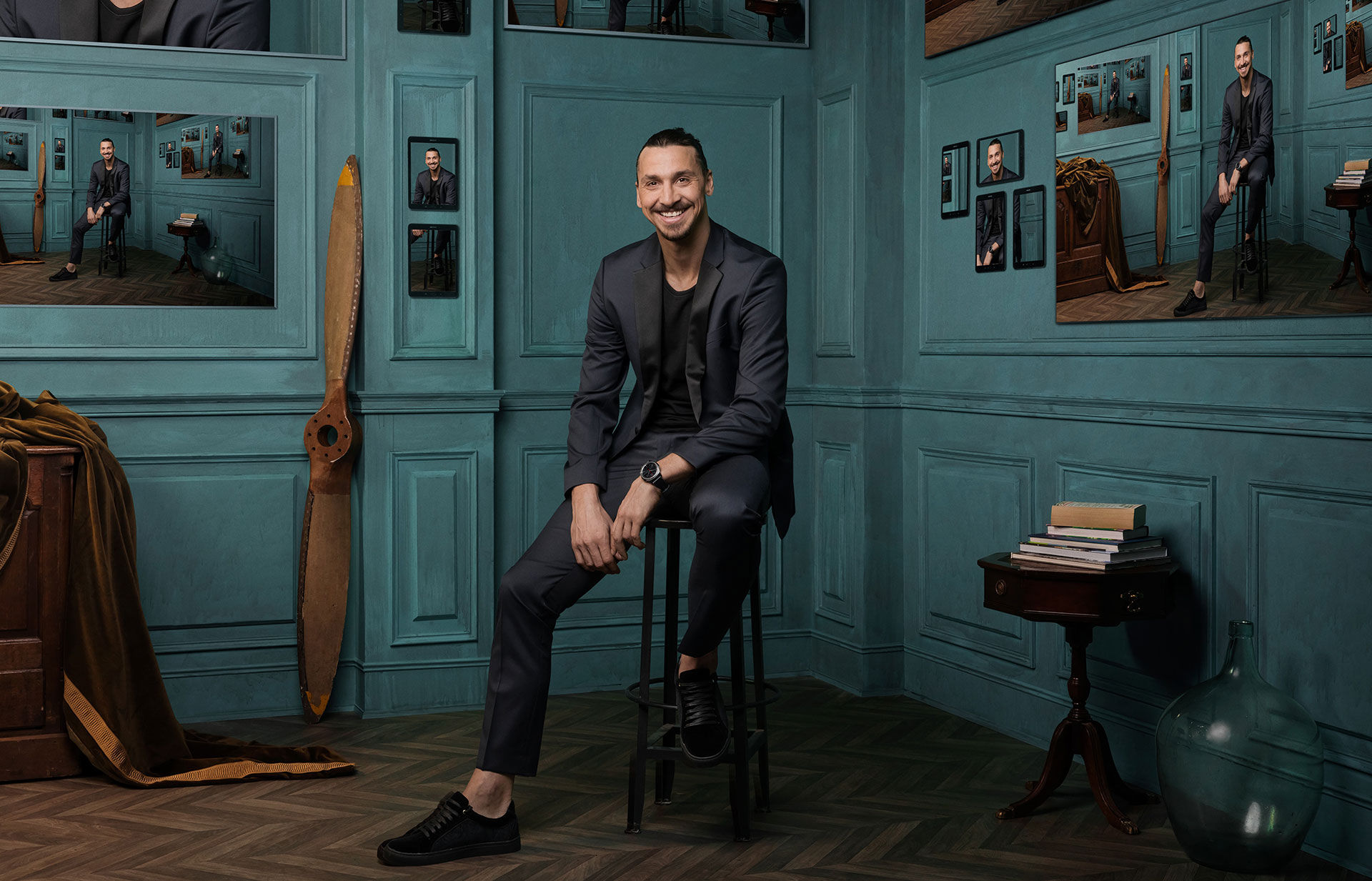 Samsung och Zlatan i samarbete