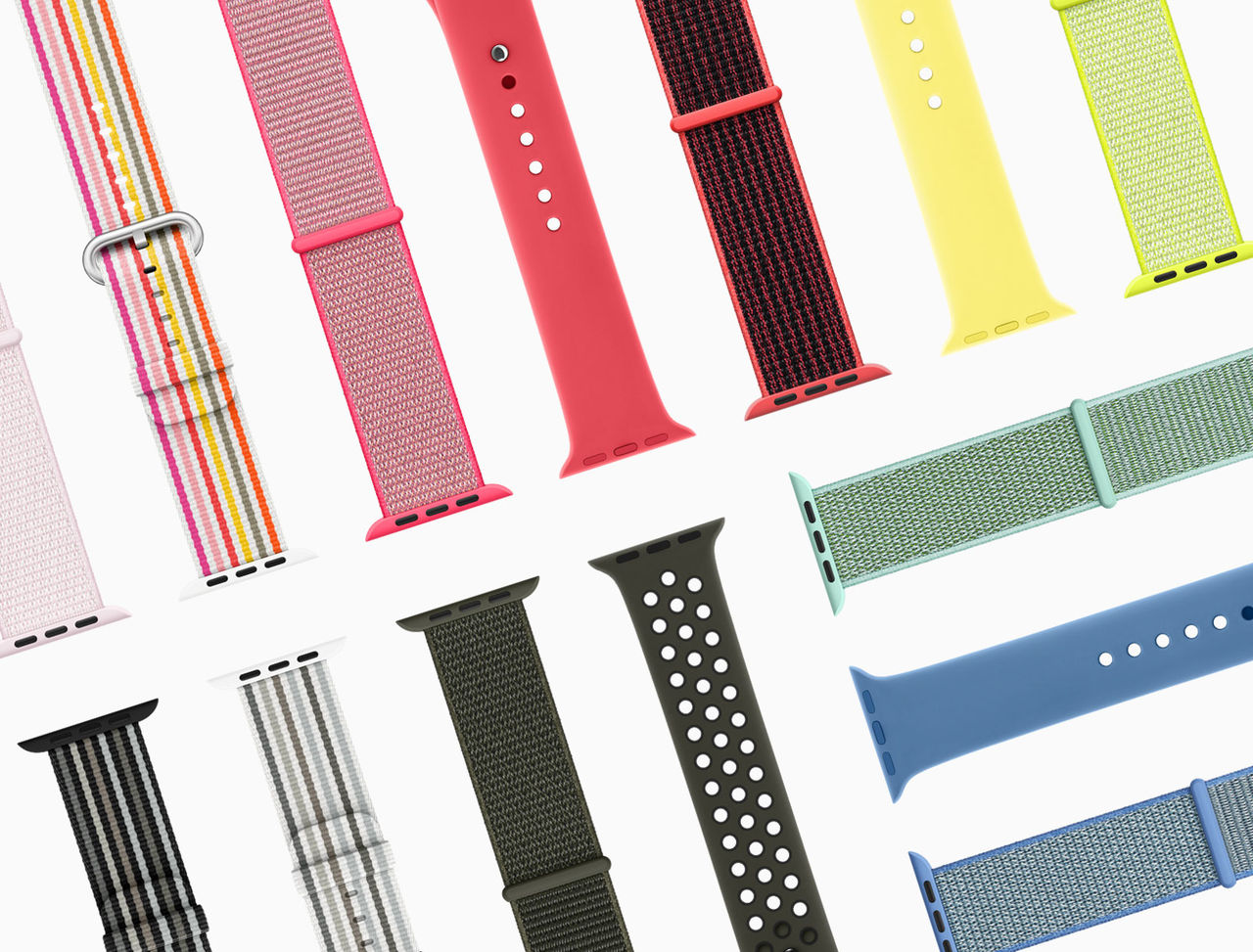 Apple släpper lite vårfärger på sina armband