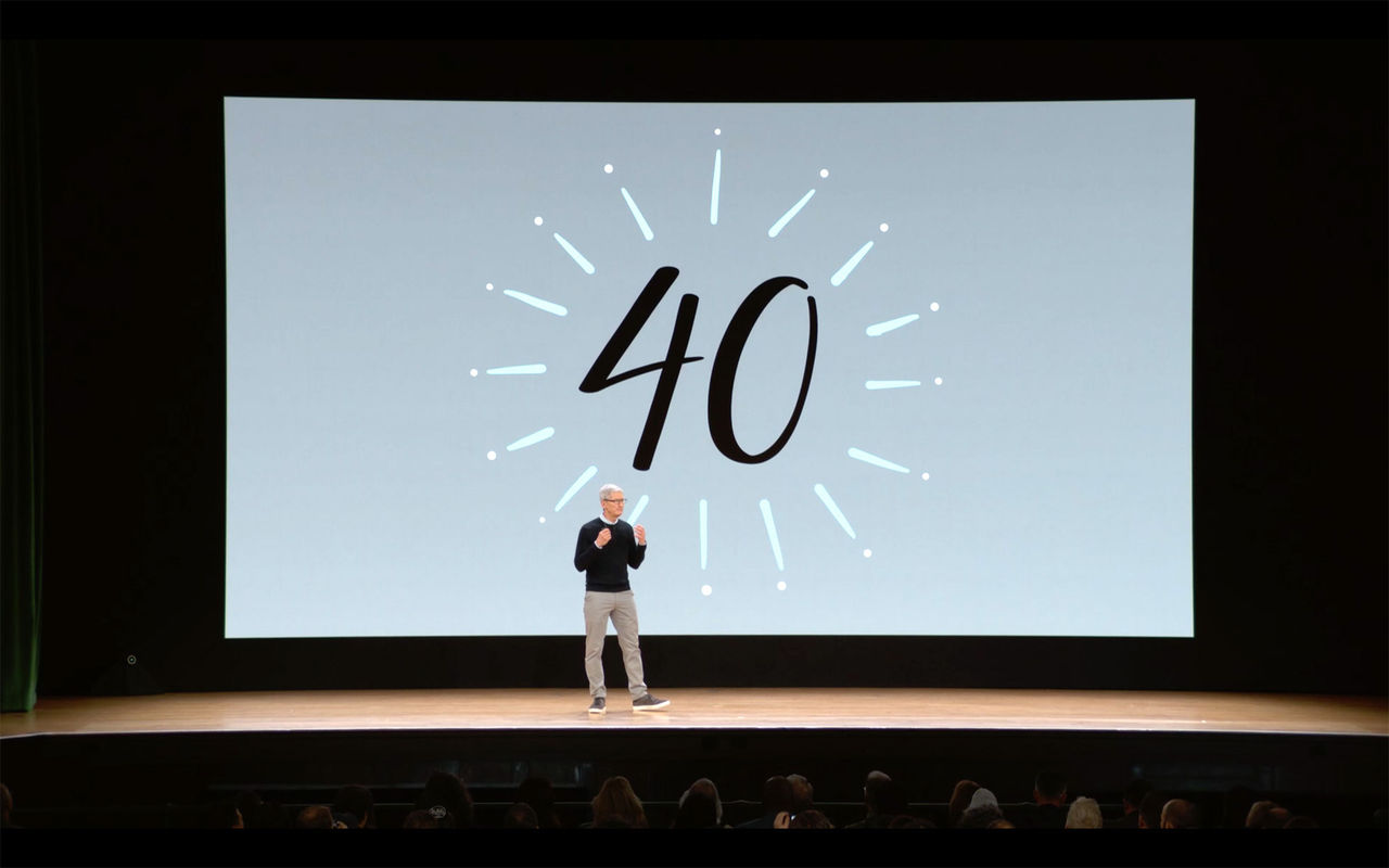 Nu kan du glo på Apples keynote