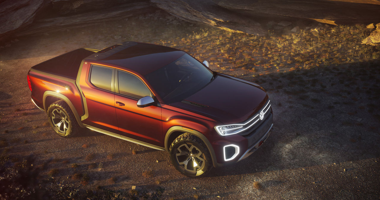 Volkswagen presenterar en bitigare pickis