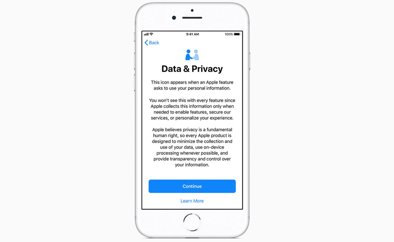 iOS börjar meddela när personlig data behövs till appar