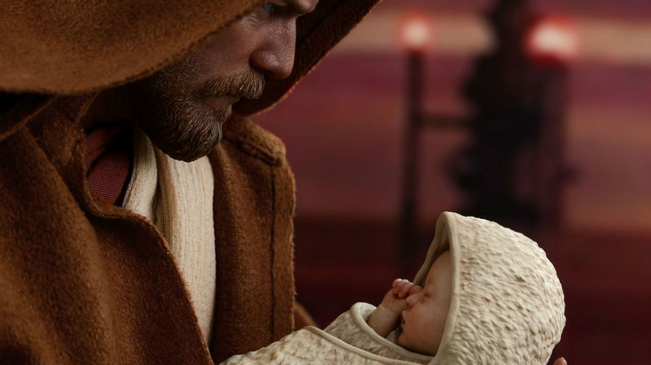 Luke Skywalker-bebis kommer som actionfigur