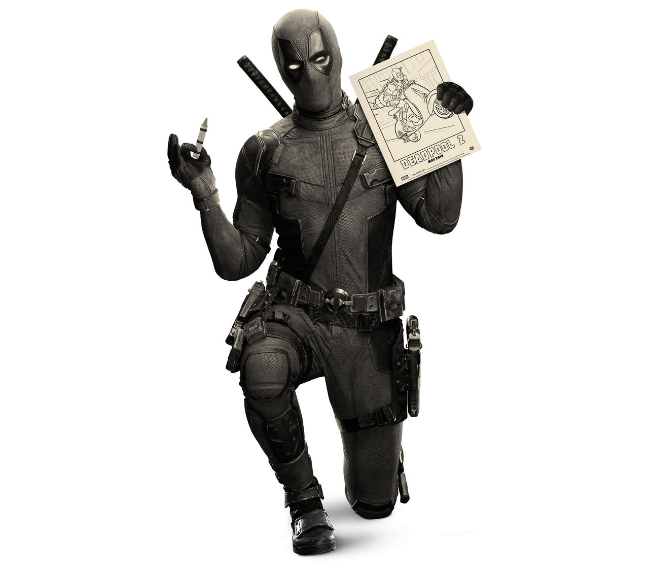 Måla lite med Deadpool