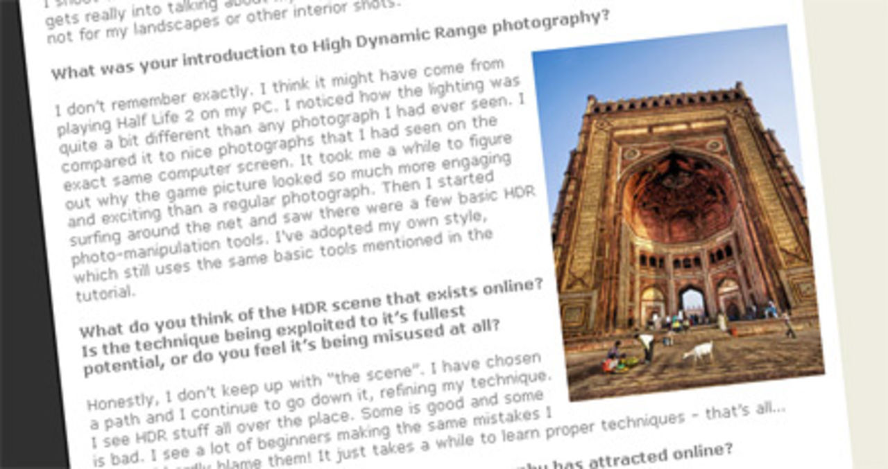 Intervju med HDR-fotograf