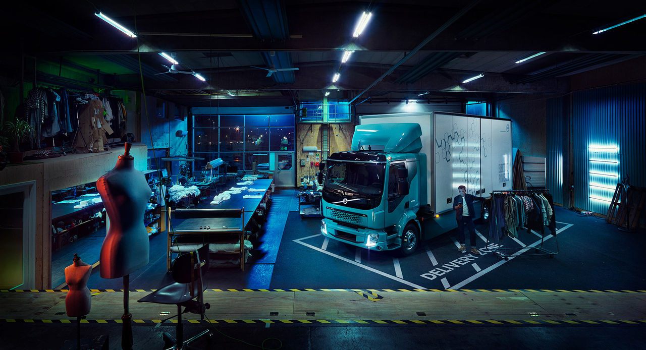 Volvo visar första helt eldrivna lastbilen