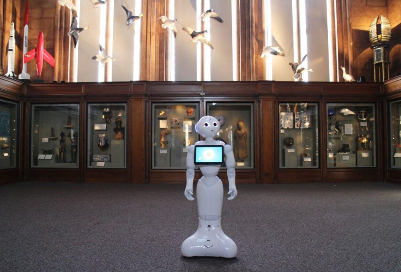 Roboten Pepper blir museiguide