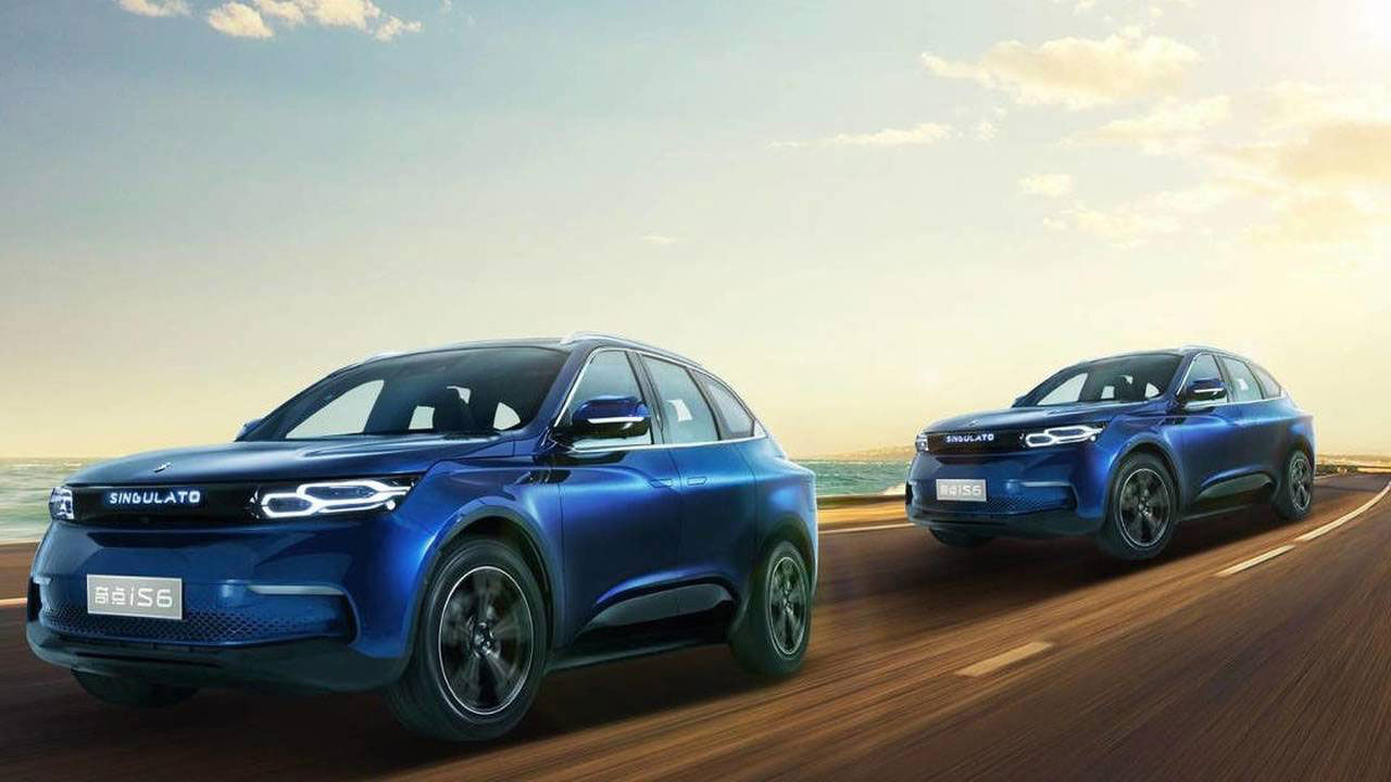 Kinesiska Singulato visar upp elbilen iS6