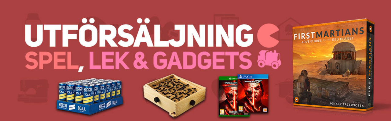 Webhallen har utförsäljning på spel, lek och gadgets