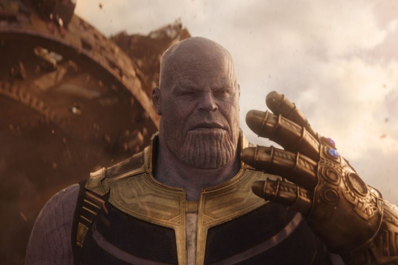 Man dog under Avengers: Infinity War-visning