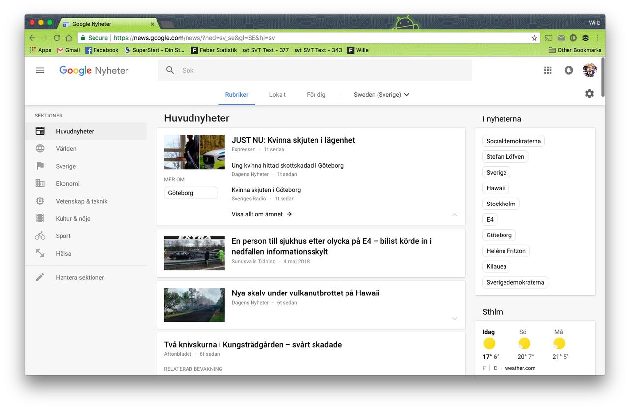 Google ryktas bygga om Google News