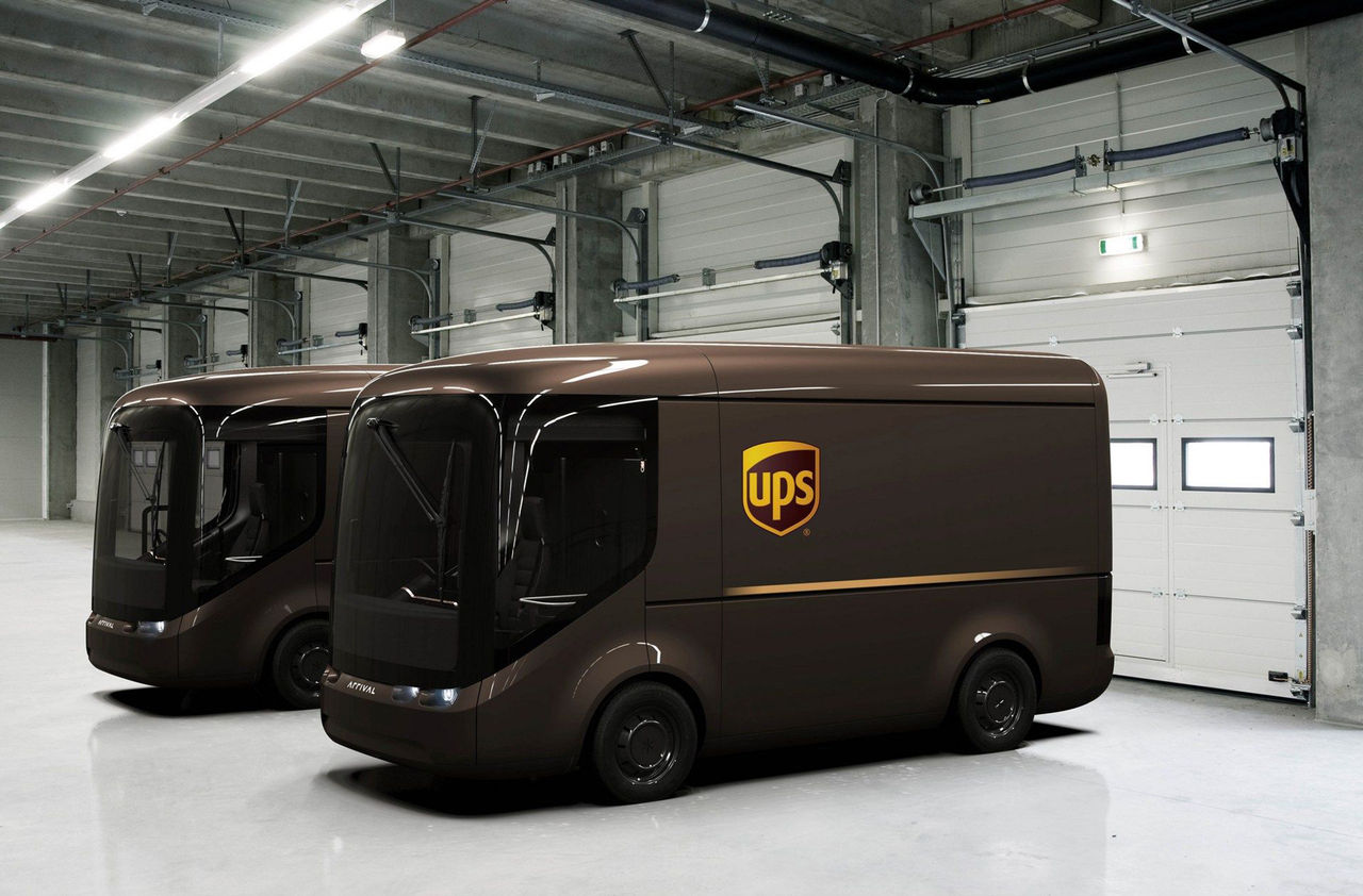 UPS visar upp eldrivna budbilar