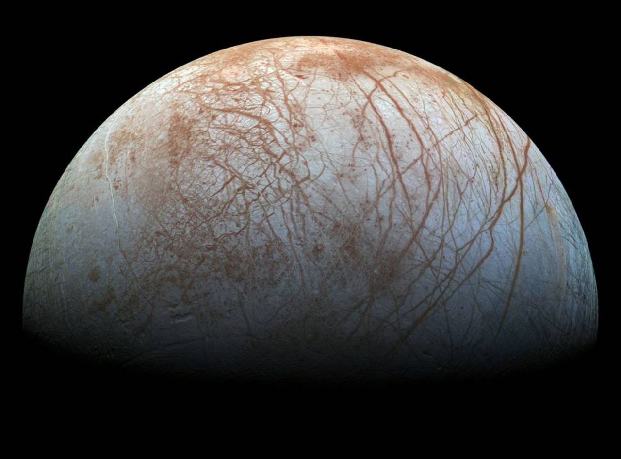 Jupiters måne Europa har gejsrar med vatten 