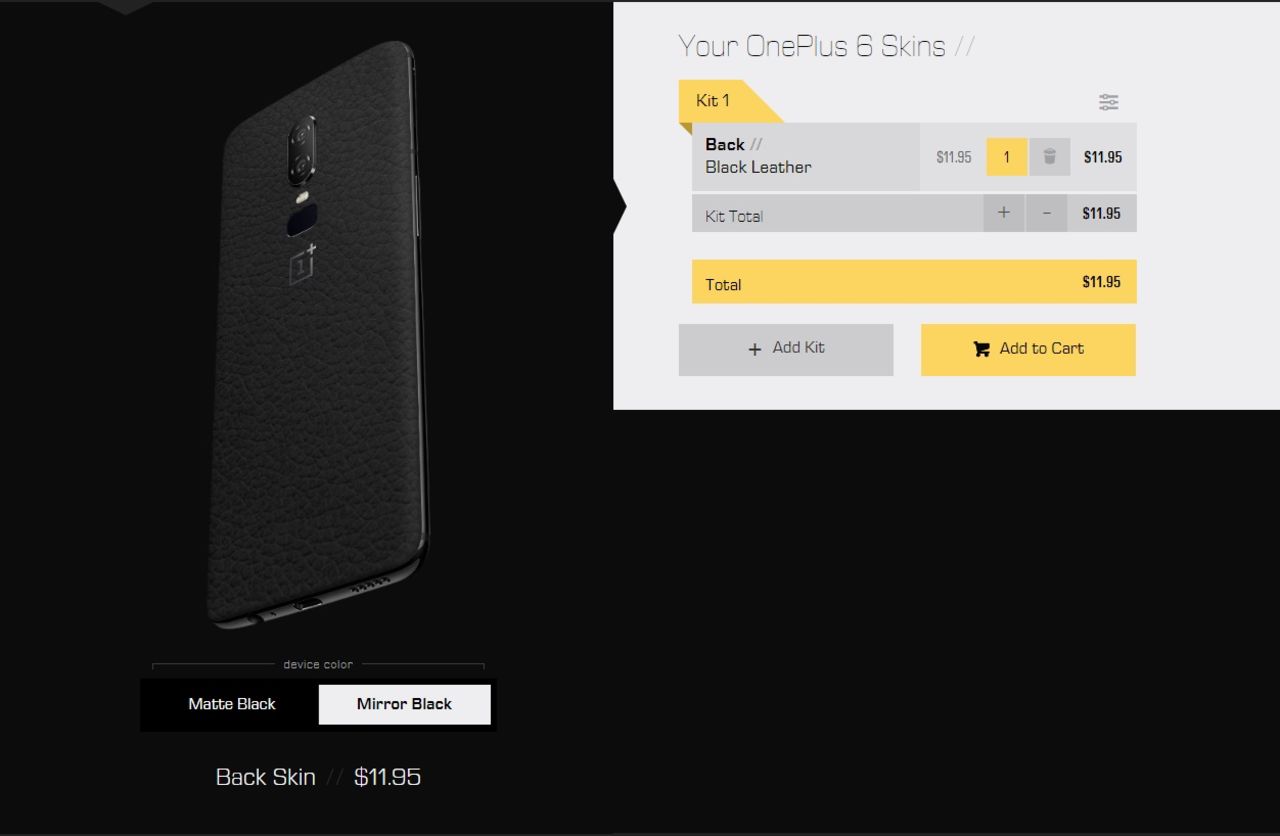 OnePlus 6 dyker upp hos Dbrand