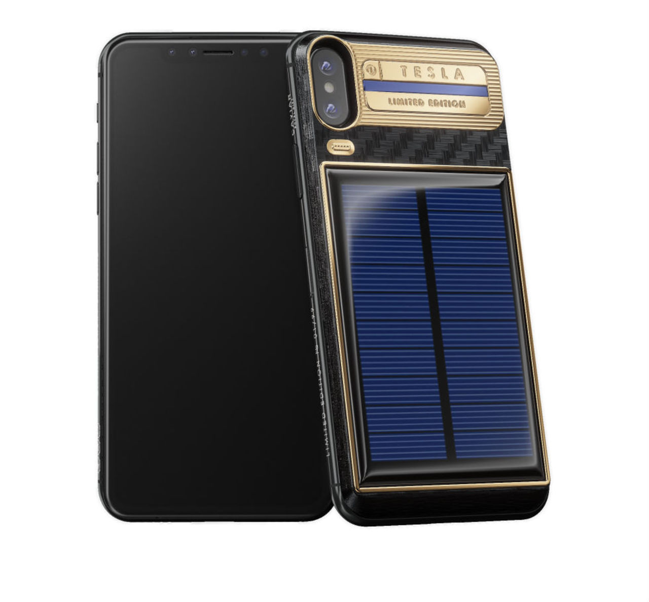 Nu kan man köpa en iPhone X med solcellsladdning