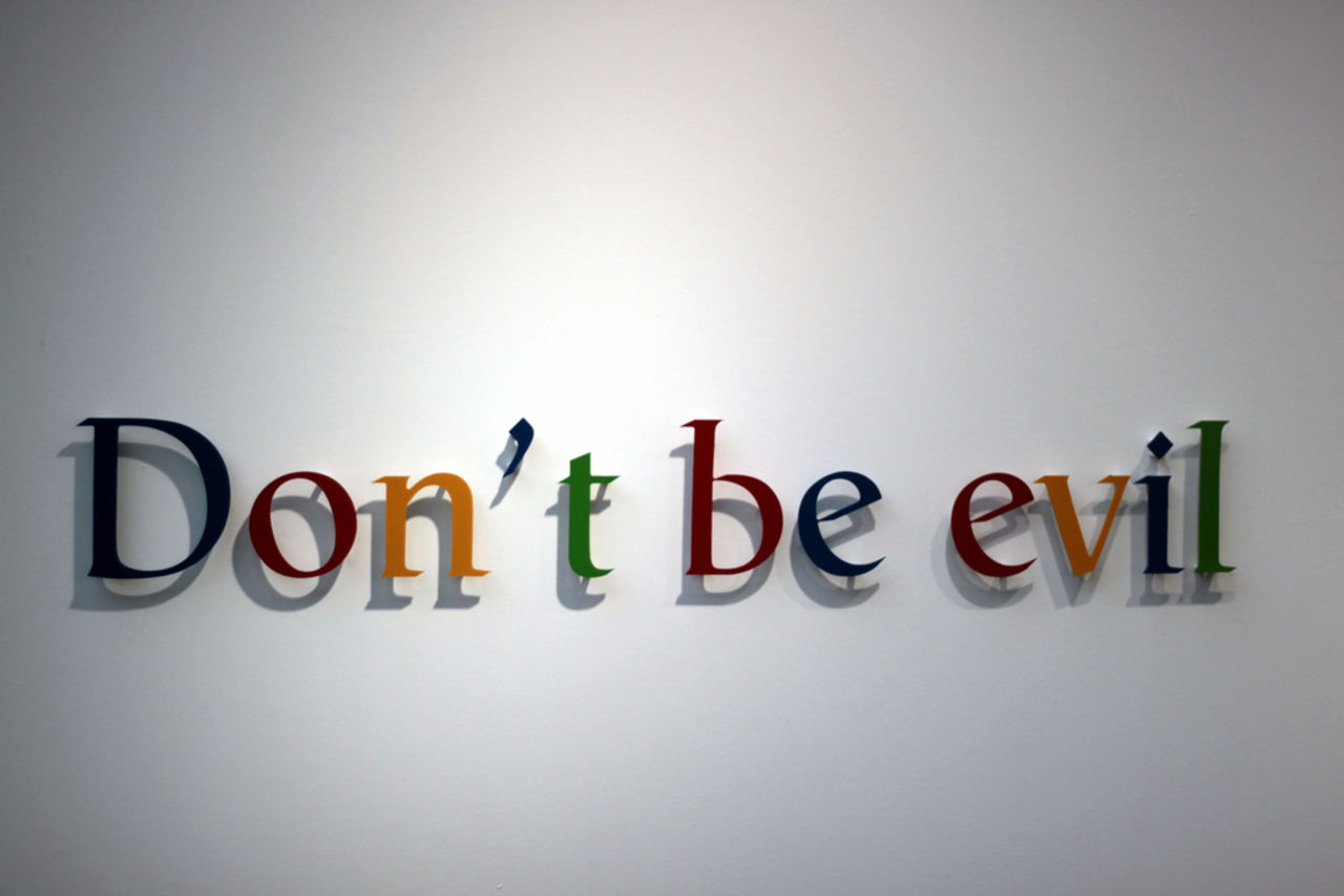 Google har fimpat 'Don't be evil'